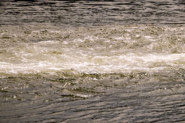 Groen water patroon textuur achtergrond met rimpelingen