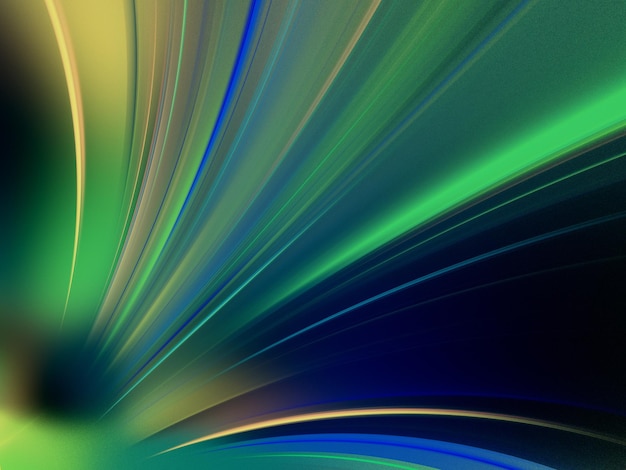 groene abstracte fractal achtergrond 3d rendering illustratie
