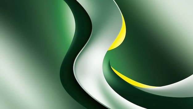 groene achtergrond gele gradiënt moderne eenvoudige abstracte