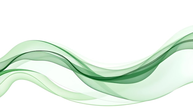 Groene achtergrond van abstracte golven