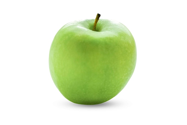 Groene appel geïsoleerd op witte achtergrond