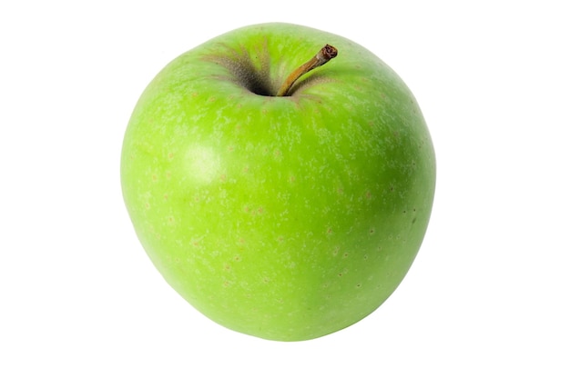 Groene appel geïsoleerd op witte achtergrond