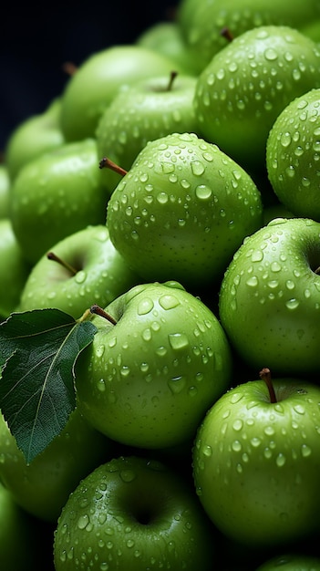 Groene appel gezond voedsel