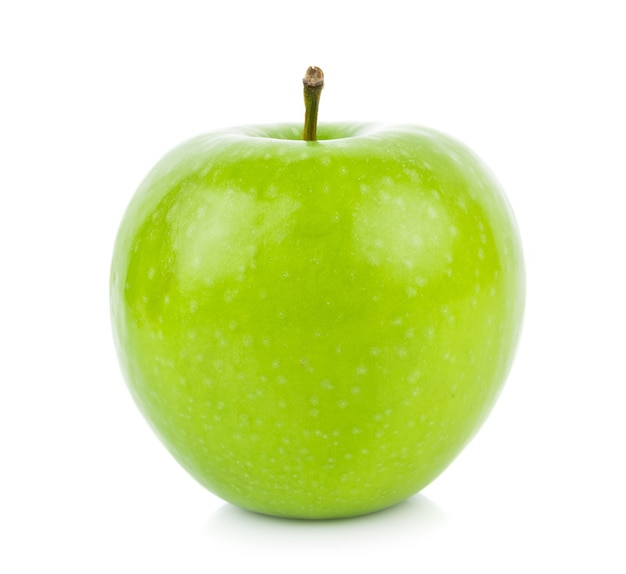 Groene appels geïsoleerd op een wit oppervlak