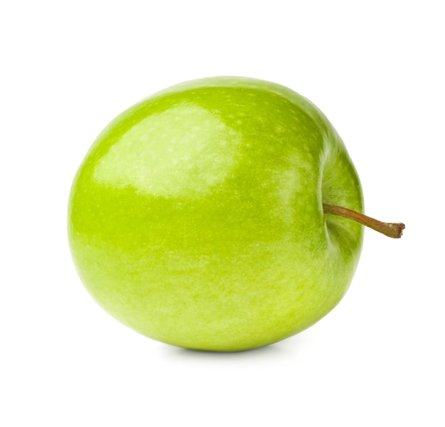 Groene appels op een wit