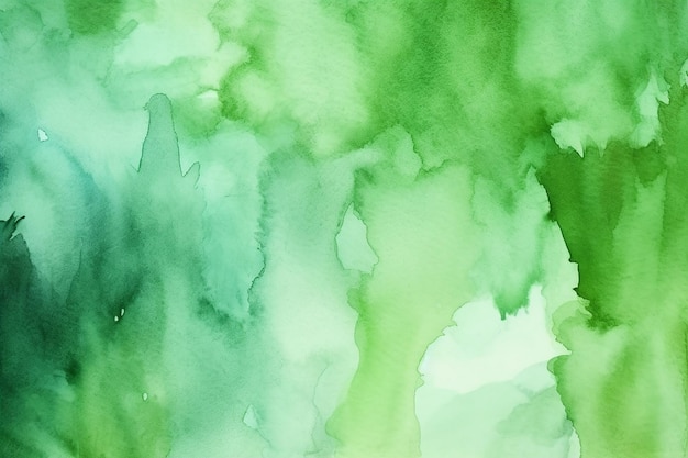 Groene aquarel abstracte achtergrond