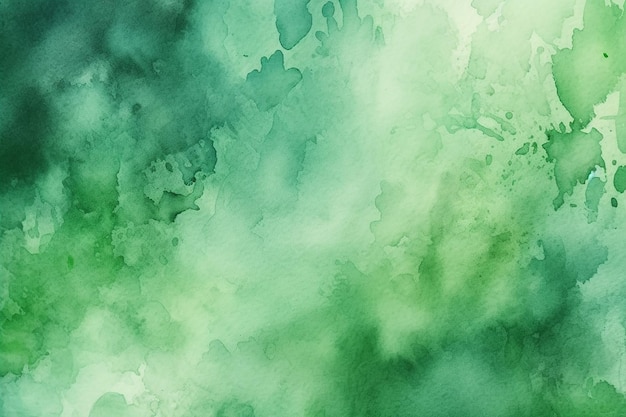 Groene aquarel abstracte achtergrond