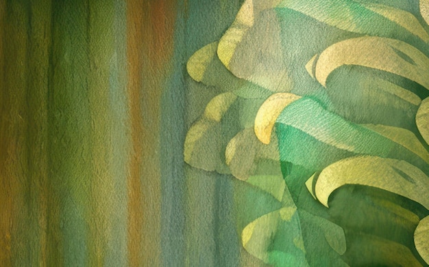 Groene aquarel abstracte achtergrond