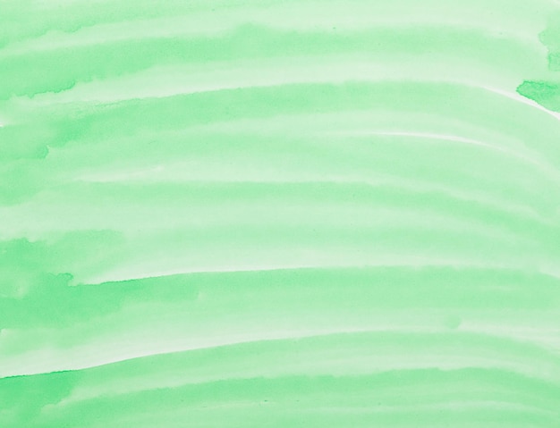 Groene aquarel achtergrond hand geschilderd door borstel