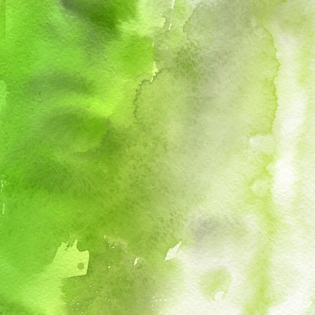 Foto groene aquarel achtergrondverf