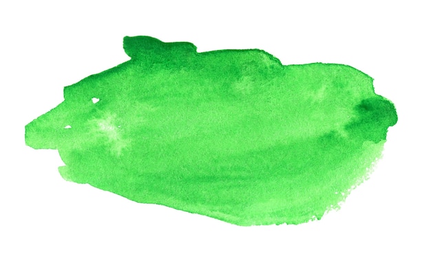 Groene aquarel geïsoleerde abstracte plek met echtscheidingen en randen Aquarel frame met kopie ruimte voor tekst