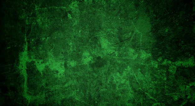 Groene betonnen muur abstracte achtergrond spooky horror grunge background