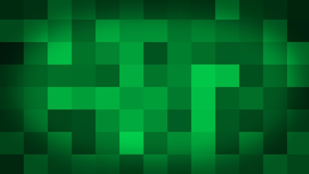 Groene beweging abstracte achtergrond kleurrijke pixels knipperen en switch