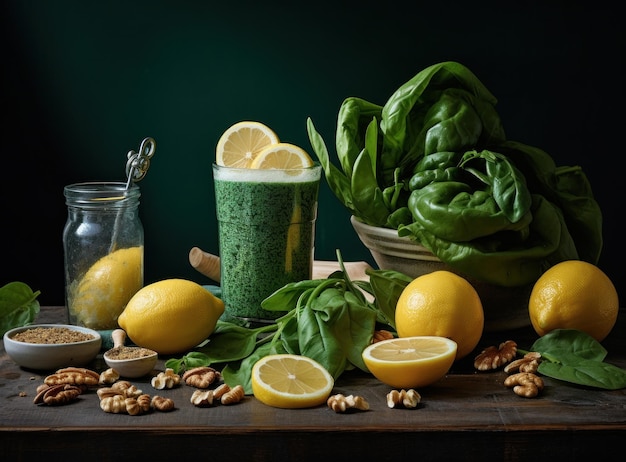 Groene biologische smoothie