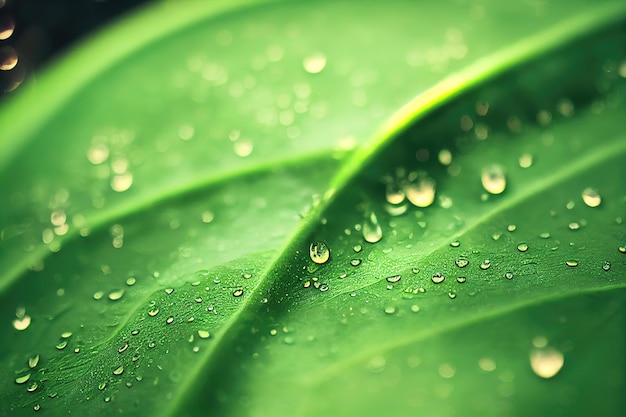 Groene blad achtergrond close-up weergave Natuur verlaat abstract Spectaculaire textuur