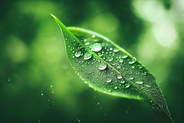 Groene blad achtergrond close-up weergave Natuur verlaat abstract Spectaculaire textuur