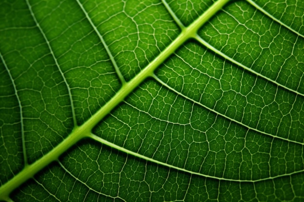 Groene blad Close-up achtergrond