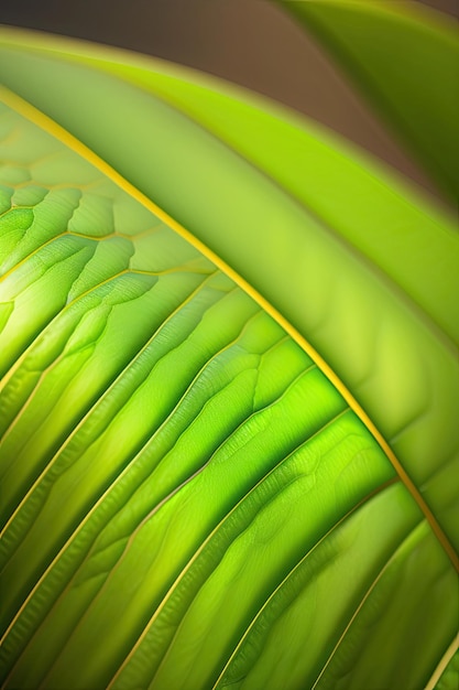 Groene Blad Close-up