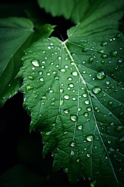 Groene Bladeren Ai generatief