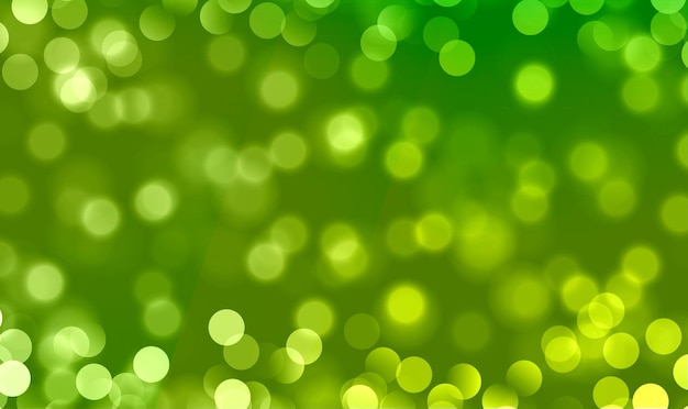 Groene bokeh achtergrondbanner voor Party-advertentie-evenementposter en verschillende ontwerpwerken