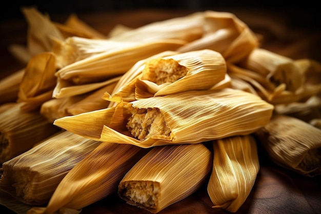 Groene Chili Chicken Tamales met geroosterde salsa