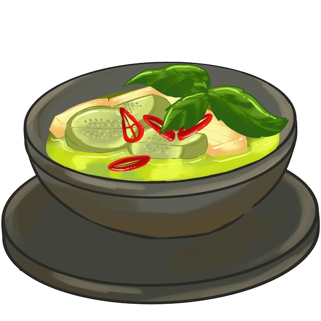 Groene curry uit Thailand