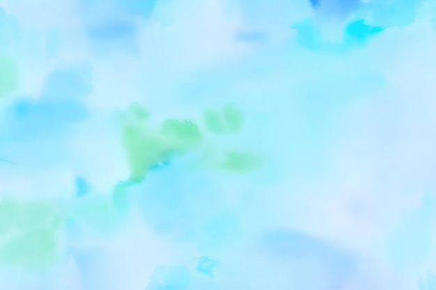 groene en blauwe kleuren Waterverf abstracte textuur als achtergrond