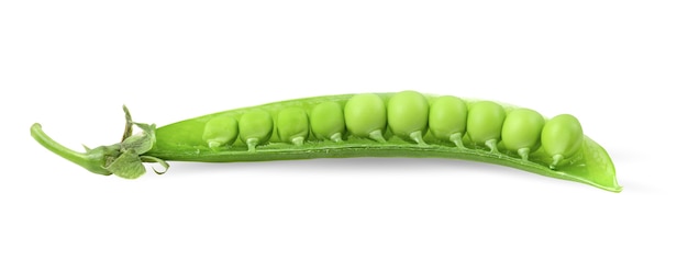 Groene erwten geïsoleerd