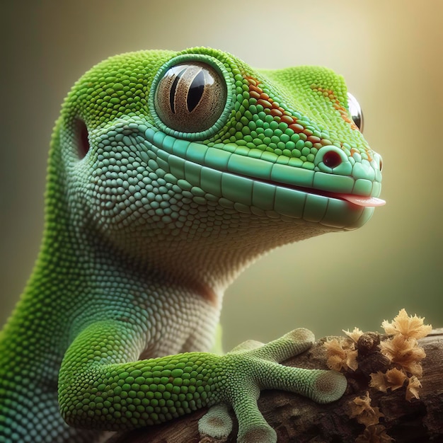 Groene gekko.