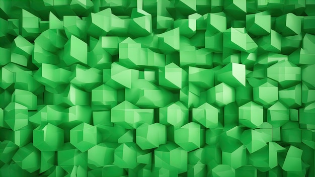 Groene geometrische vormen achtergrond