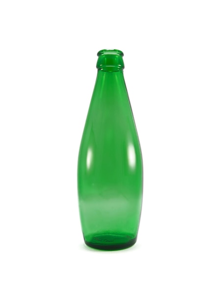 Foto groene glazen fles