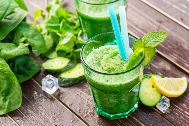 Groene groentesmoothie