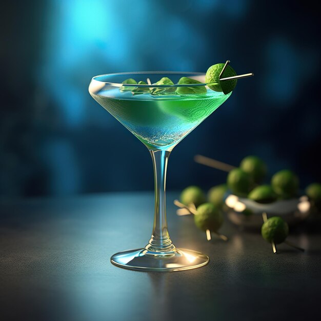 Groene klassieke cocktail