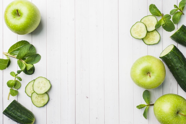 Groene komkommermunt Apple op de lijst.