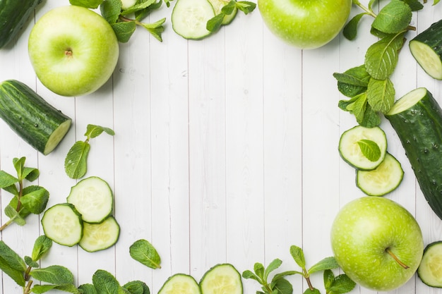 Groene komkommermunt Apple op de lijst.