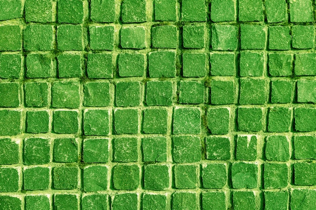 Groene leisteen muur