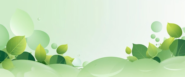 Foto groene natuur achtergrond close-up beeld van groen blad voor natuurlijk en frisheid behang concept ai gegenereerde illustratie