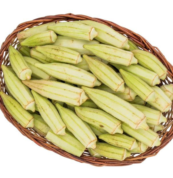 Groene okra Vegetable of Lady Finger