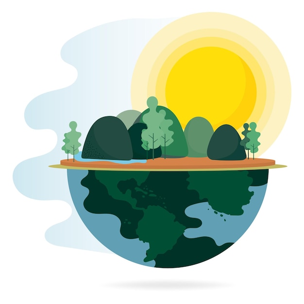 Groene omgeving png sticker doorzichtige achtergrond