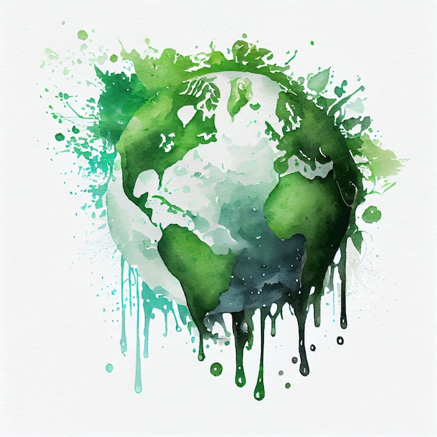 Groene planeet concept