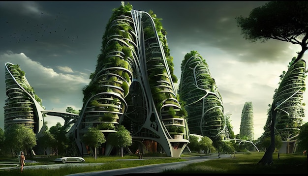 Groene planeet concept