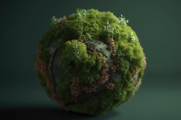 Groene planeet concept