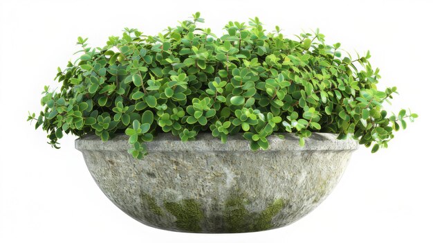 Groene plant in een pot