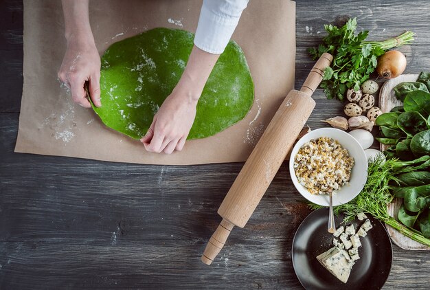 groene ravioli koken