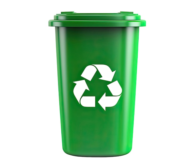 Groene recyclingbak