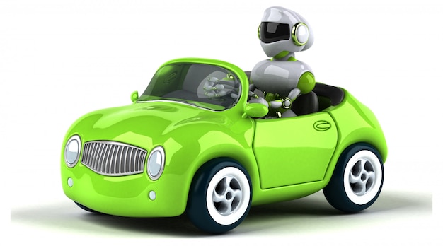 Groene Robot-animatie