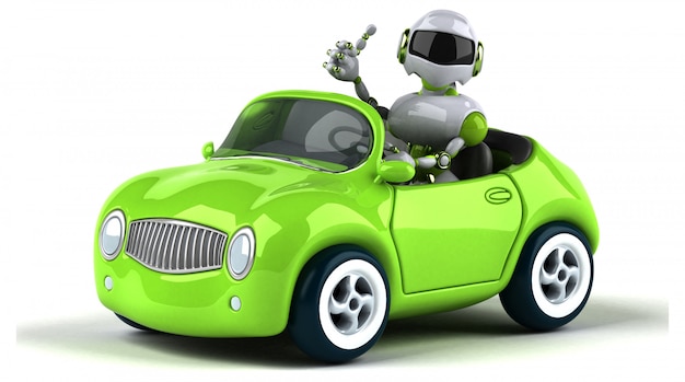 Groene Robot-animatie