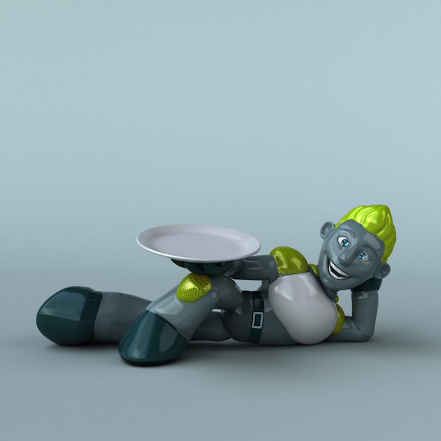 Groene Robot-animatie