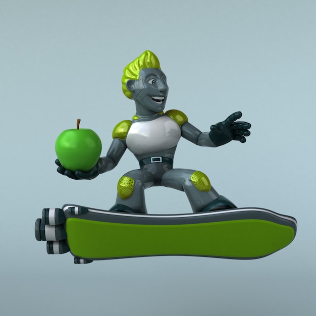 Groene Robot-animatie