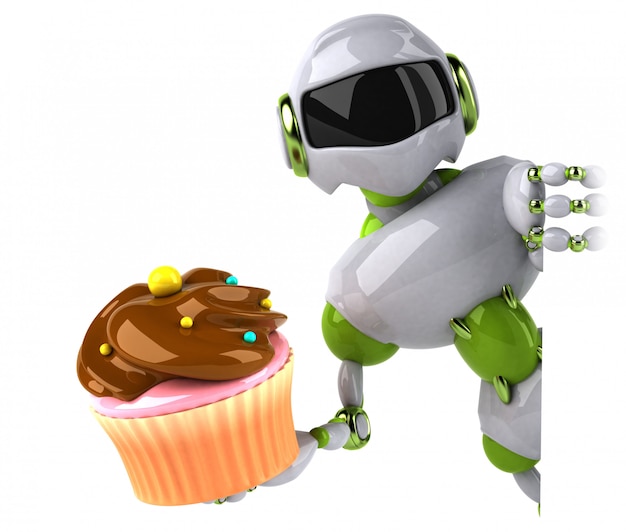 Groene robotanimatie